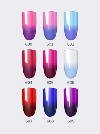 NAIL REPUBLIC   Гель-лак термо   10мл   Thermo Color   #604