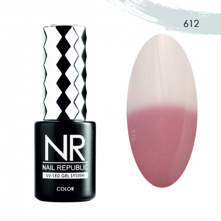 NAIL REPUBLIC   Гель-лак термо   10мл   Thermo Color Nude   #612