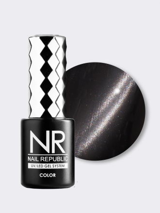 NAIL REPUBLIC   Гель-лак кошачий глаз   10мл   3D CAT   #001