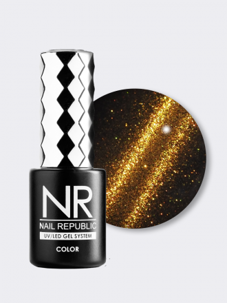 NAIL REPUBLIC   Гель-лак кошачий глаз   10мл   3D CAT   #005