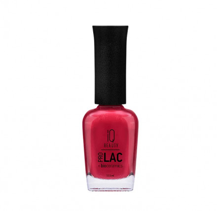 IQ BEAUTY   Лак для ногтей с биокерамикой   12,5мл   Prolac MAGENTA CRIMSON   #075